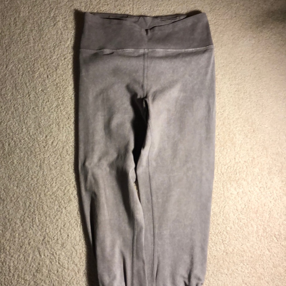 Sand color stretchy work out pants